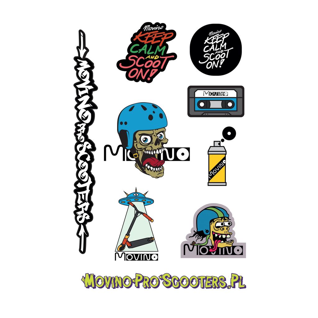 Stickerbogen Nr. 1 Movino