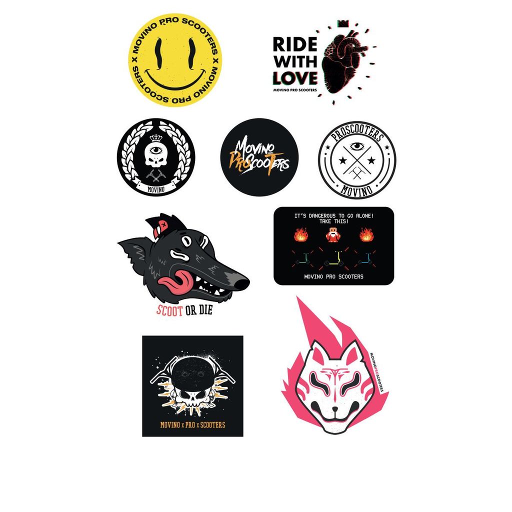 Stickerbogen Nr. 2 Movino