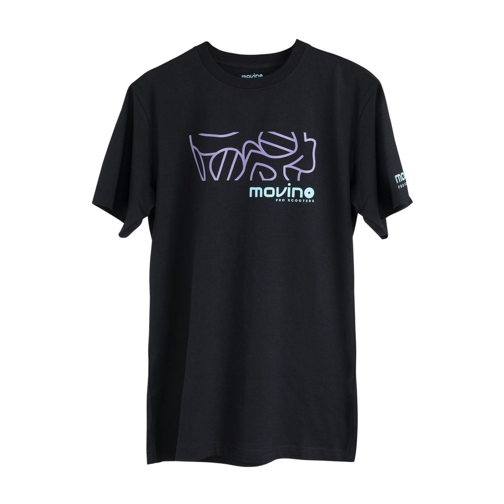 T-SHIRT - TURQUOISE/VIOLET