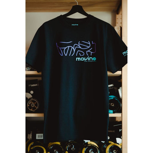 T-SHIRT - TURQUOISE/VIOLET